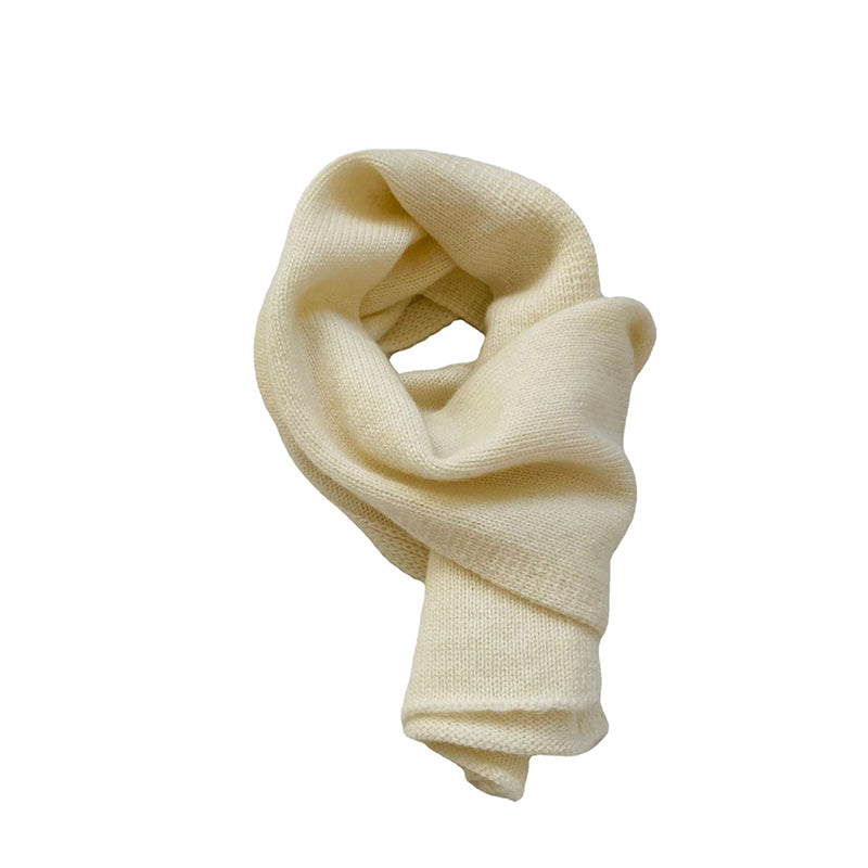 Custom Plain Color Toddlers Scarf Knit Baby Cashmere Scarf