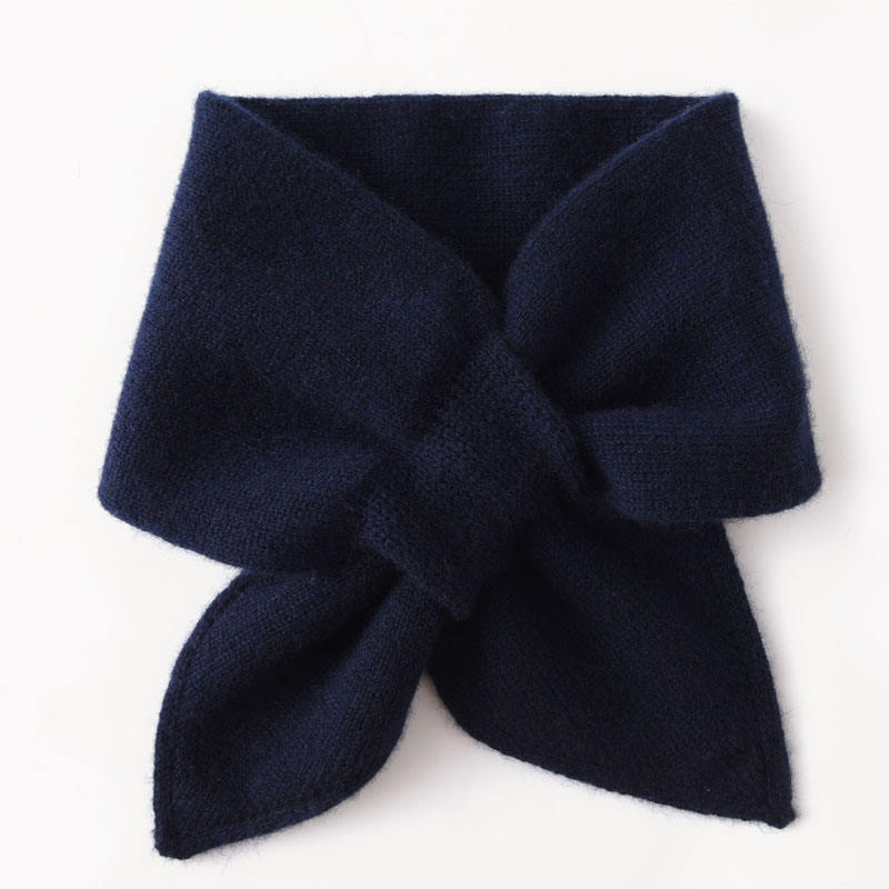 Pure Cashmere Knit Scarf for Kids