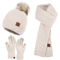 Winter Knit Set for Kids & Adults – Hat, Scarf & Gloves