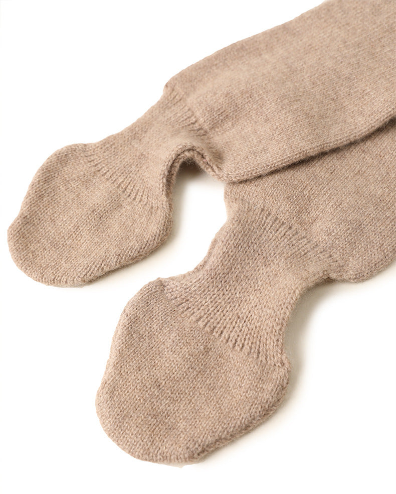 Luxury Cashmere Knit Set for Babies – Hat & Scarf