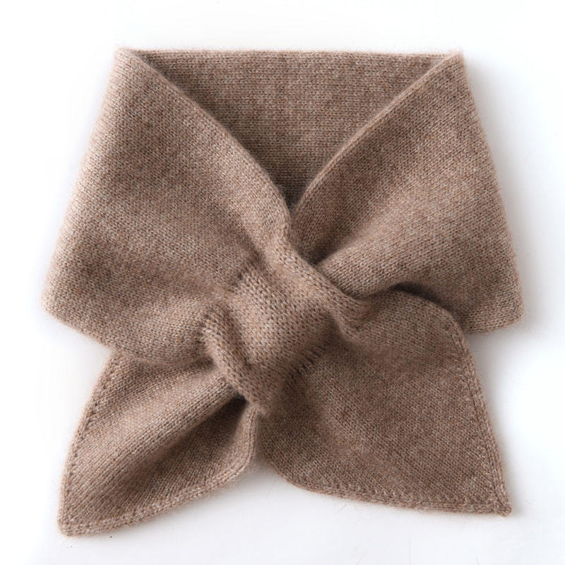 Pure Cashmere Knit Scarf for Kids
