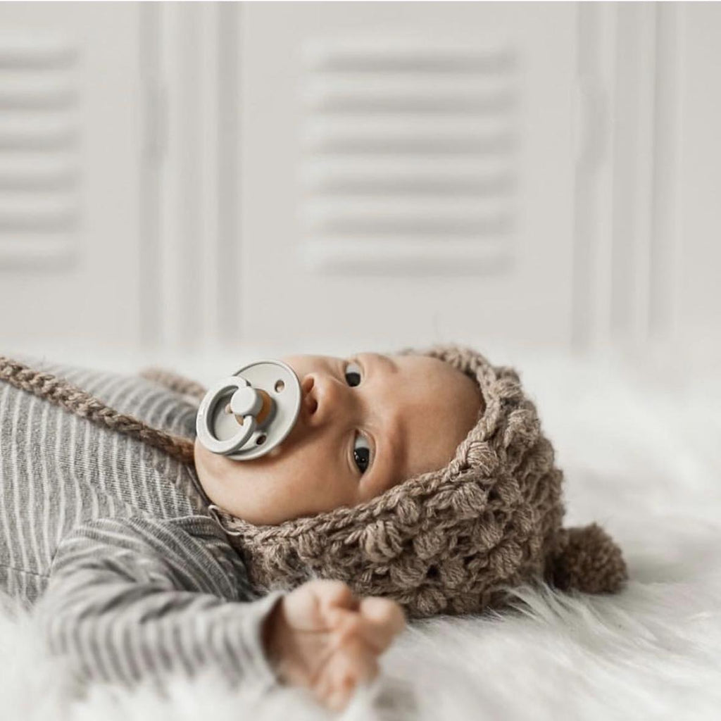 Handmade Wool Knit Bucket Hat with Ear Warmers – Kids